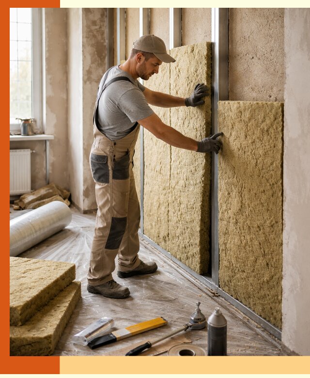 Утепление квартиры в октябрьском — комплексная теплоизоляция стен и полов