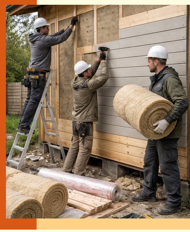 Утепление бани снаружи в октябрьском профессионально и надежно