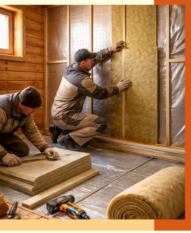 Утепление бани изнутри в октябрьском под ключ от 4350 руб./м² | ТепломастерКтб