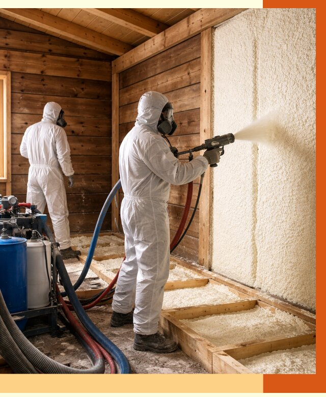 Утепление бани ппу в октябрьском под ключ от 4350 руб./м2 | ТепломастерКтб - напыление и монтаж ппу