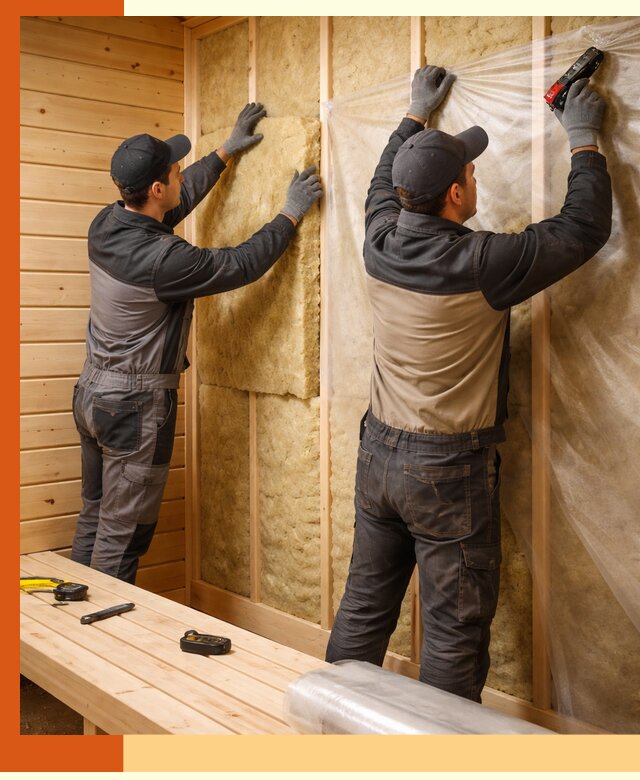 Профессиональное утепление сауны в октябрьском с гарантиями качества