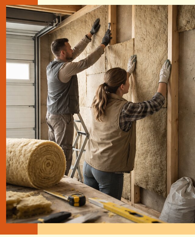 Утепление гаража изнутри в октябрьском: быстро и надежно