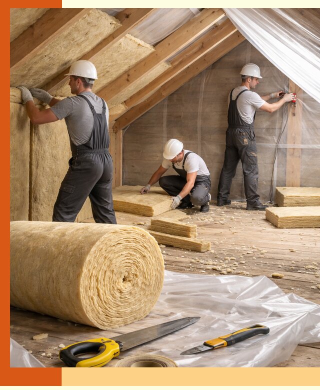 Профессиональное утепление мансарды в октябрьском качественно и надежно