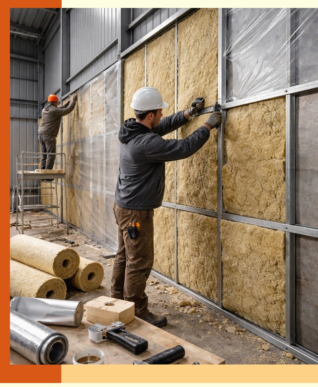 Утепление ангара в октябрьском — профессиональная теплоизоляция помещений