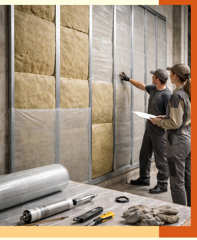 Утепление склада химсырья в октябрьском от 4661 руб. под ключ | ТепломастерКтб