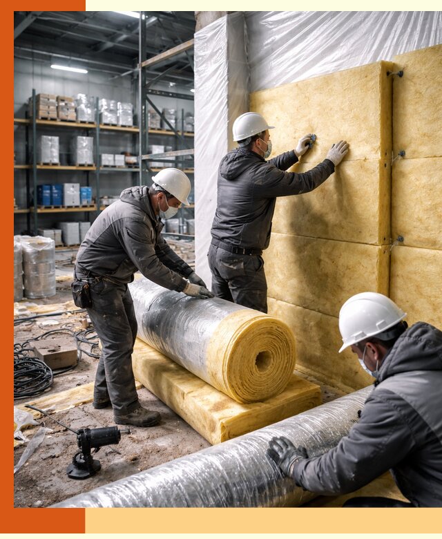 Утепление склада химсырья в октябрьском: безопасная и эффективная изоляция