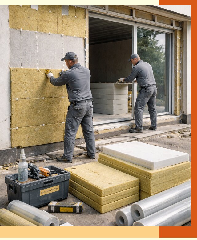 Утепление торгового павильона в октябрьском от 15018 руб./м² под ключ | ТепломастерКтб