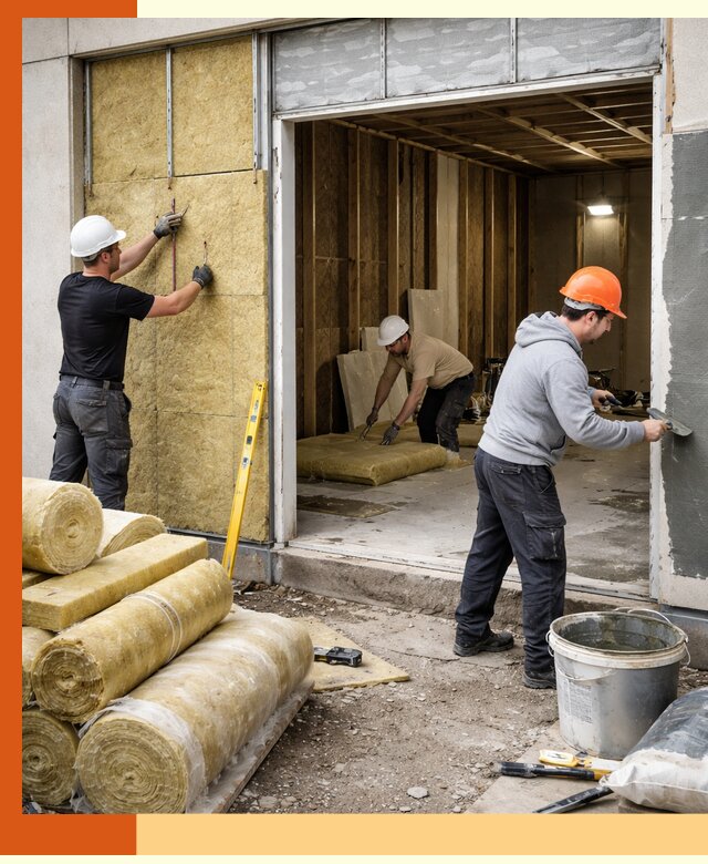 Утепление торгового павильона в октябрьском — качественно и энергоэффективно