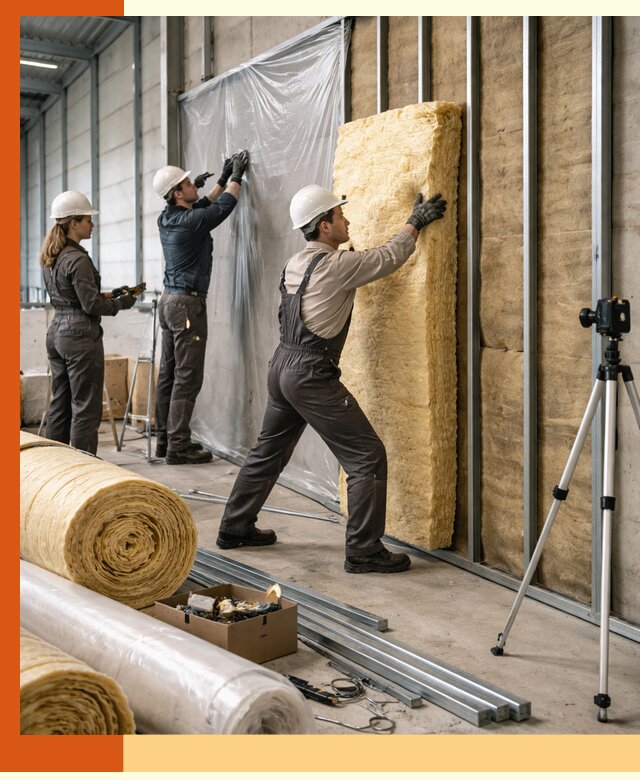 Утепление складского терминала в октябрьском профессионально и надёжно