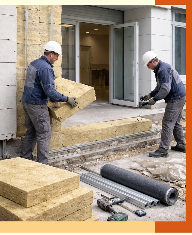 Утепление медицинского центра в октябрьском под ключ от 12946 руб./м² | ТепломастерКтб