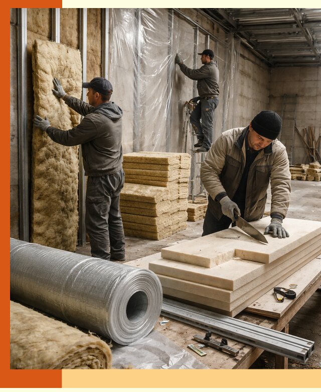 Утепление торгового склада в октябрьском с энергоэффективными решениями