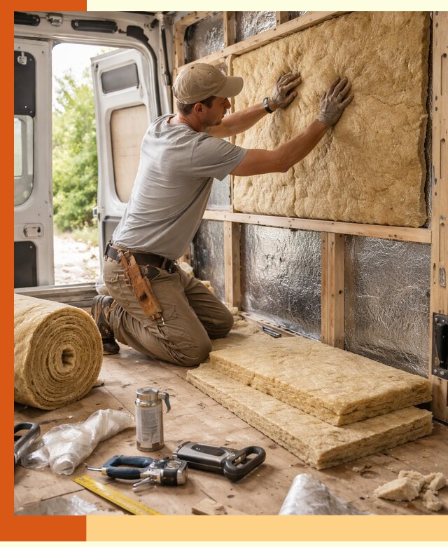 Утепление кемпера под ключ в октябрьском с гарантией качества