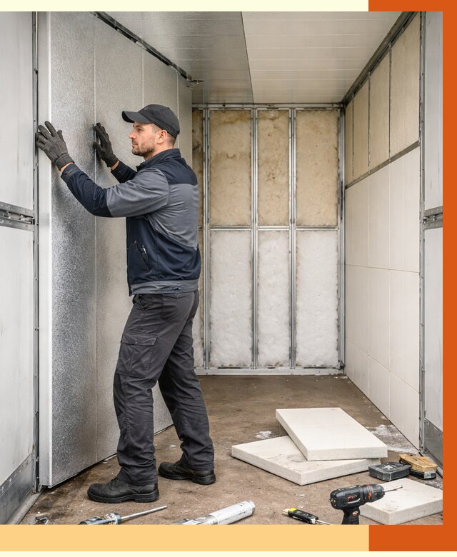 Утепление холодильного кузова в октябрьском от 13982 руб. под ключ | ТепломастерКтб