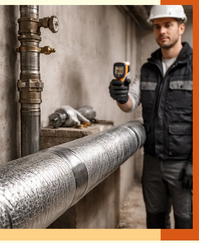 Утепление труб водоснабжения в октябрьском от 8803 руб. за м² — услуги ТепломастерКтб