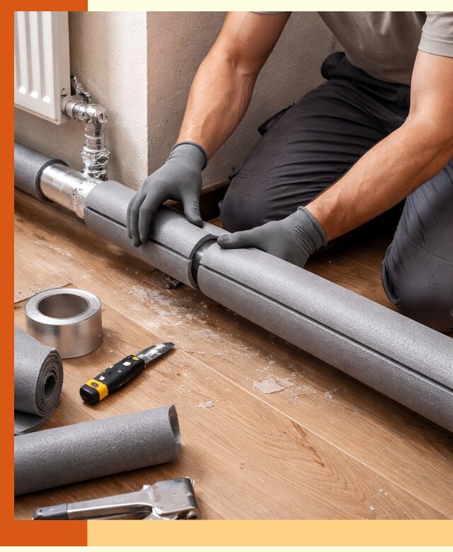 Утепление труб отопления в октябрьском: теплоизоляция и защита сети