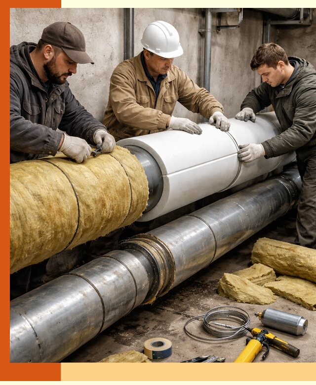Утепление трубопровода в октябрьском с гарантией энергоэффективности