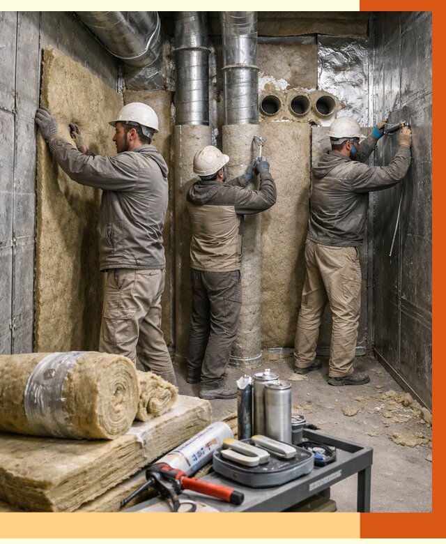 Утепление венткамеры в октябрьском под ключ от 1502 руб. — профессионально | ТепломастерКтб