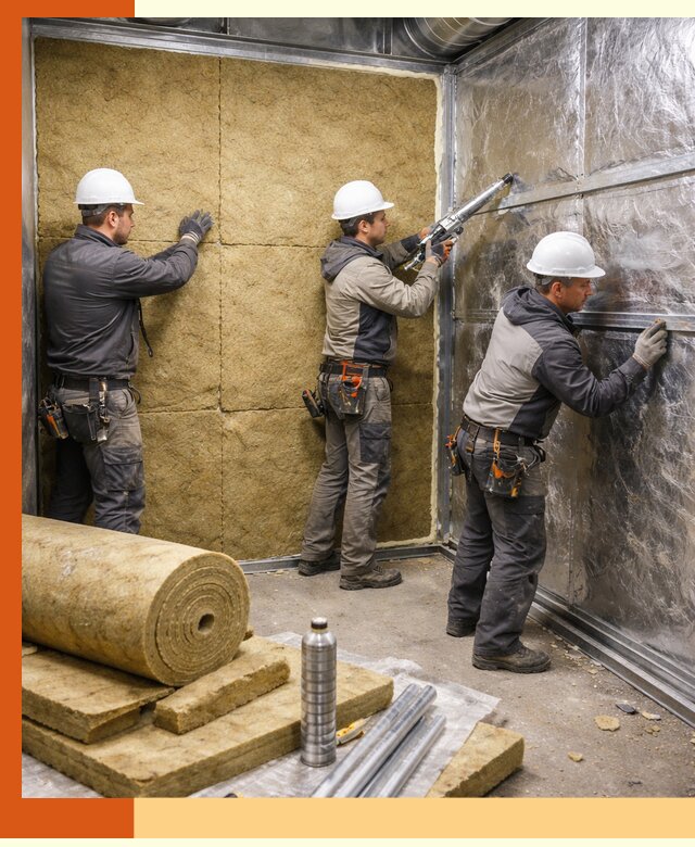 Утепление венткамеры в октябрьском — качественная теплоизоляция и шумопоглощение