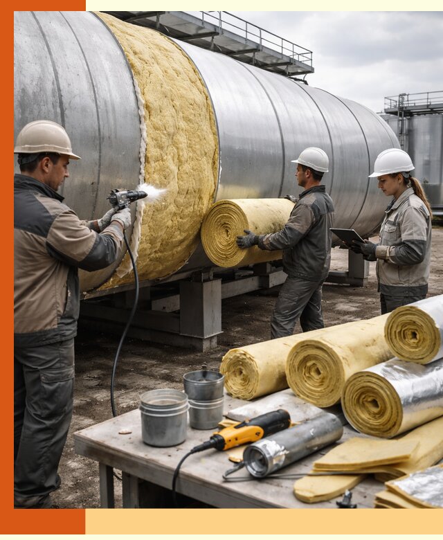 Утепление цистерны в октябрьском — утеплители и монтаж под ключ