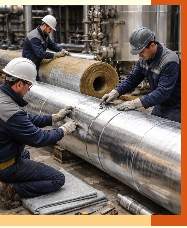 Утепление технологического оборудования в октябрьском от 4350 руб. за м2 | ТепломастерКтб