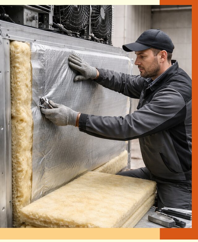 Утепление холодильного агрегата в октябрьском от 8803 руб. под ключ | ТепломастерКтб