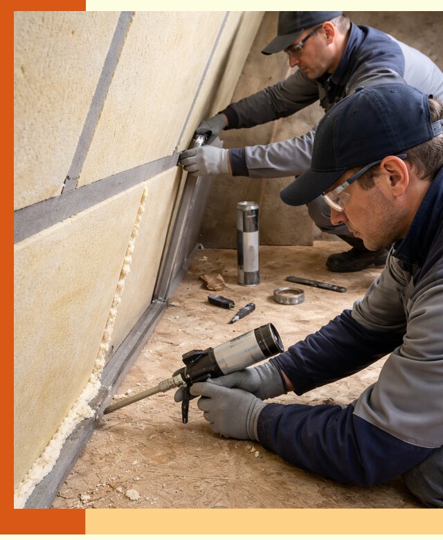 Герметизация стыков ППУ в октябрьском — надежное уплотнение швов