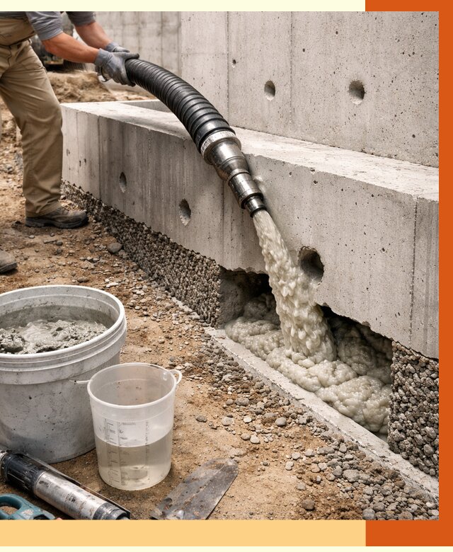 Заполнение полостей фундамента в октябрьском от 7043 руб. под ключ | ТепломастерКтб