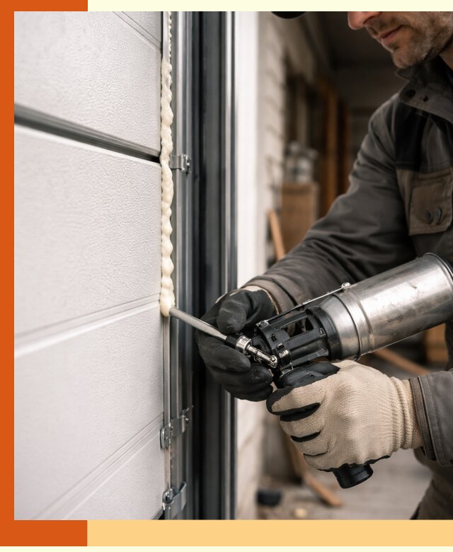 Заполнение пустот ворот в октябрьском профессионально и герметично