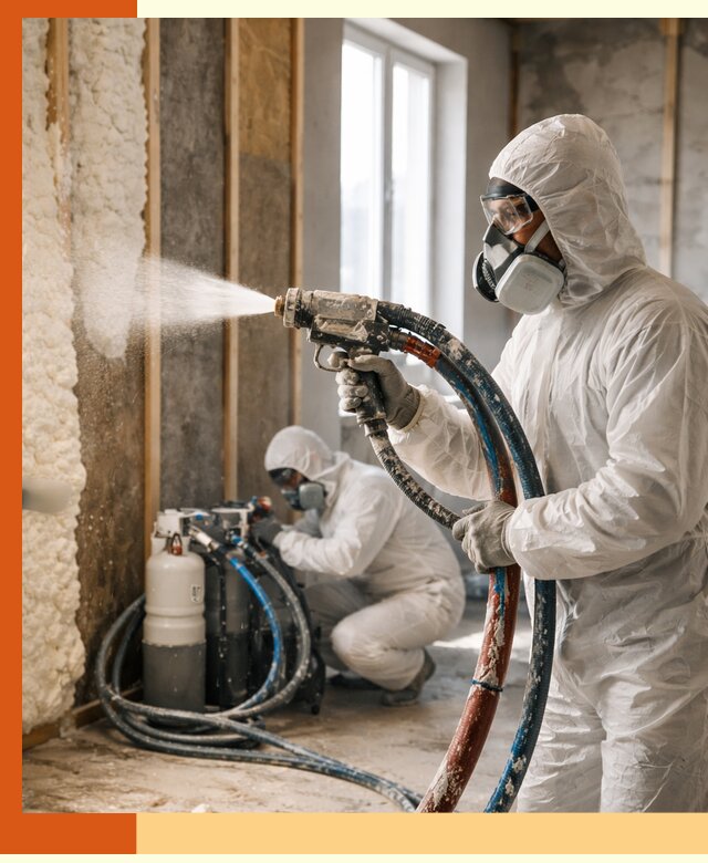 Пенополиуретан напыление для утепления зданий в октябрьском