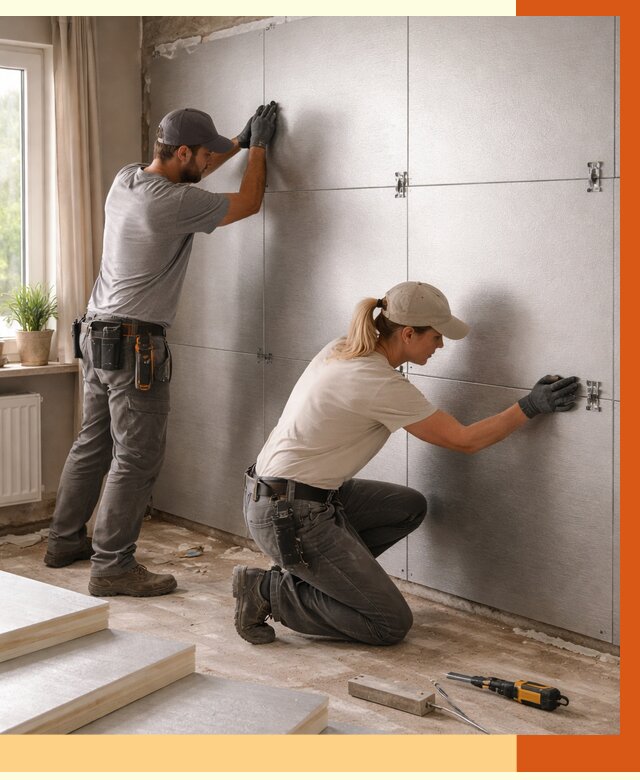 Утепление PIR панелями в октябрьском от 4350 руб. под ключ | ТепломастерКтб