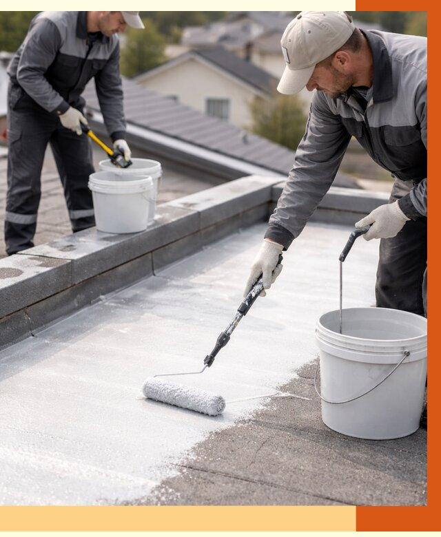 Утепление кровли жидкой теплоизоляцией в октябрьском от 2227 руб./м2 | ТепломастерКтб