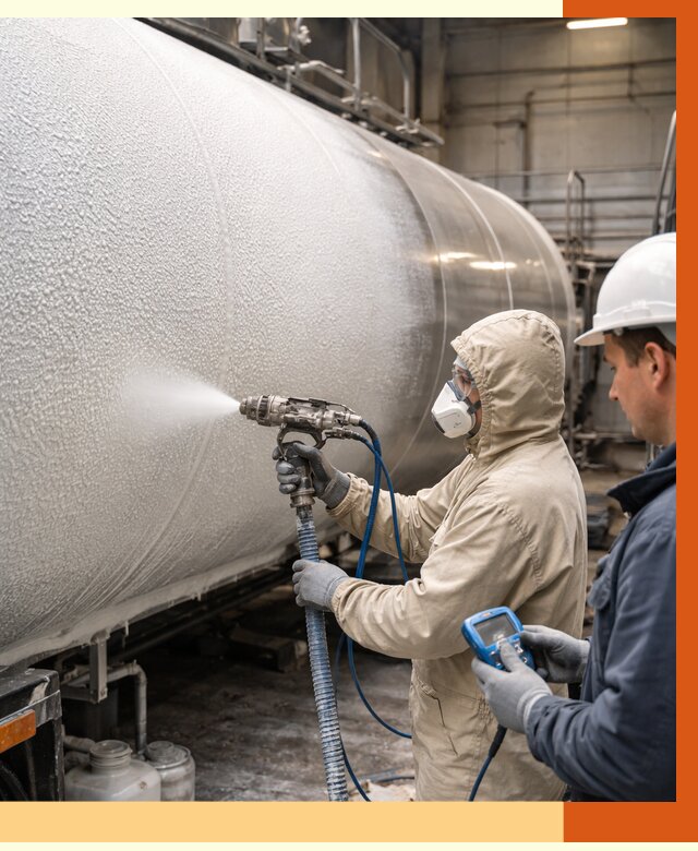 Утепление автоцистерны жидкой теплоизоляцией в октябрьском от 15018 руб. под ключ | ТепломастерКтб