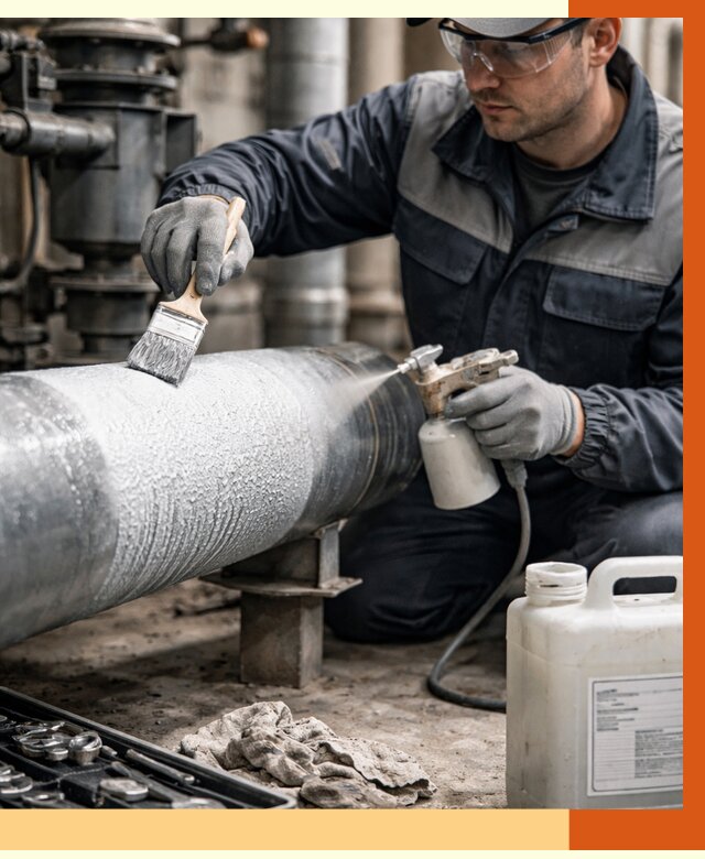 Утепление оборудования жидкой теплоизоляцией в октябрьском от 4661 руб. | ТепломастерКтб