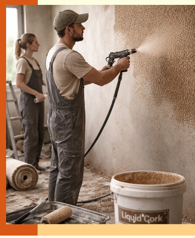 Утепление стен жидкой пробкой в октябрьском эффективное и долговечное