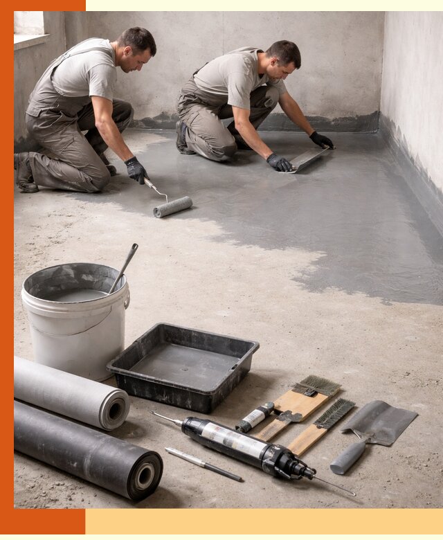 Гидроизоляция пола в октябрьском — надежная защита от влаги и протечек