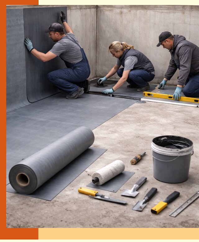 Гидроизоляция бассейна под ключ в октябрьском — надежная защита и герметизация