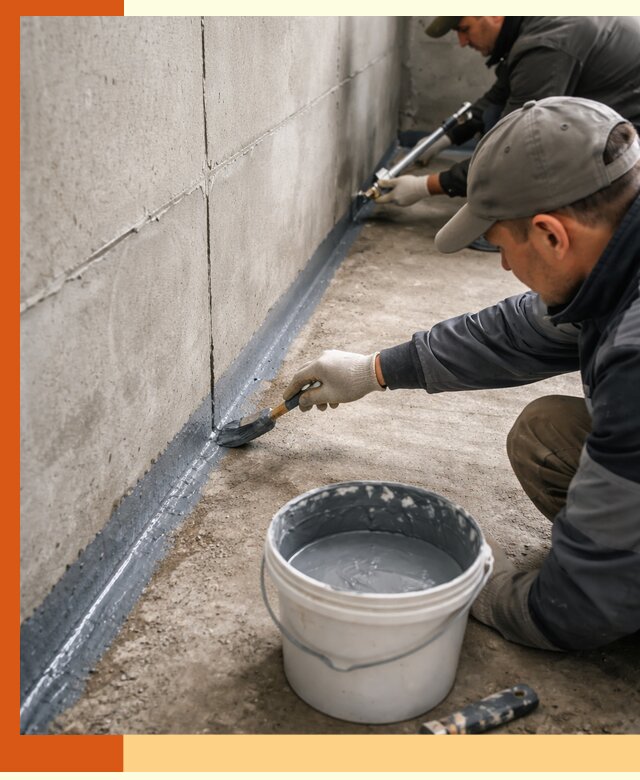 Гидроизоляция швов зданий и конструкций в октябрьском