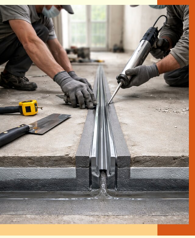 Гидроизоляция деформационного шва в октябрьском от 7768 руб. под ключ | ТепломастерКтб