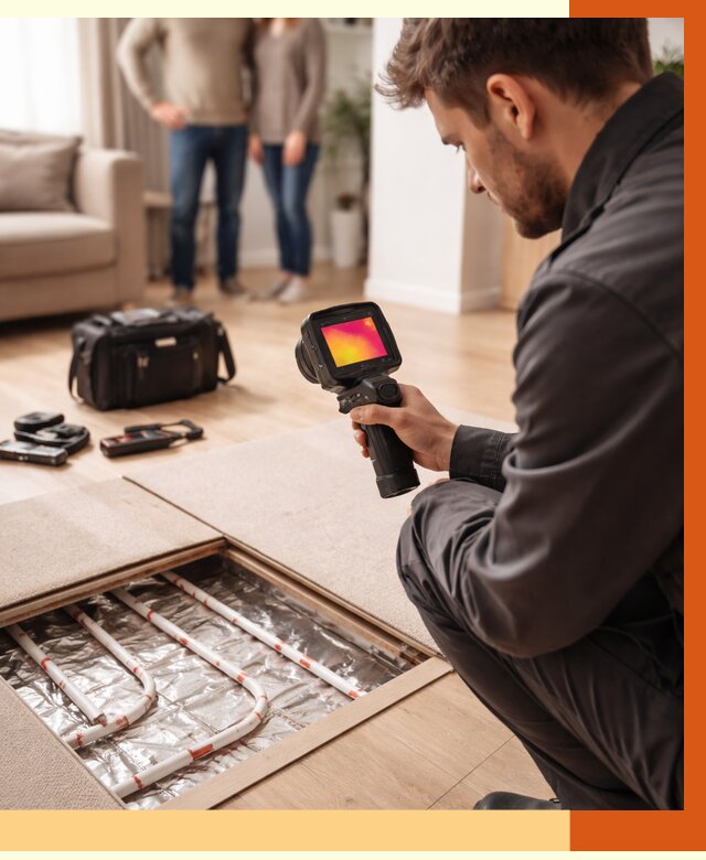 Тепловизионное обследование теплого пола в октябрьском от 4661 руб. — ТепломастерКтб