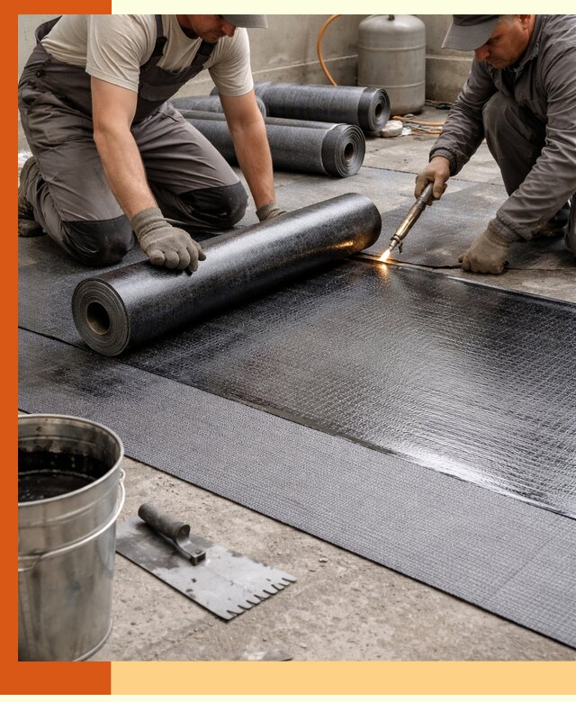 Монтаж гидроизоляционной мембраны в октябрьском для зданий и конструкций