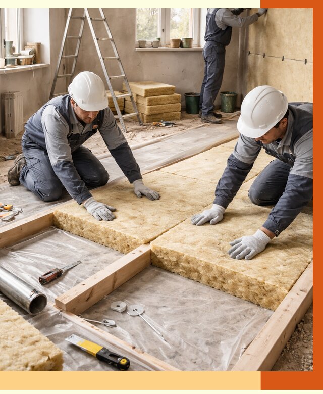 Восстановление теплоизоляции в октябрьском от 8803 руб. — ремонт утепления под ключ | ТепломастерКтб