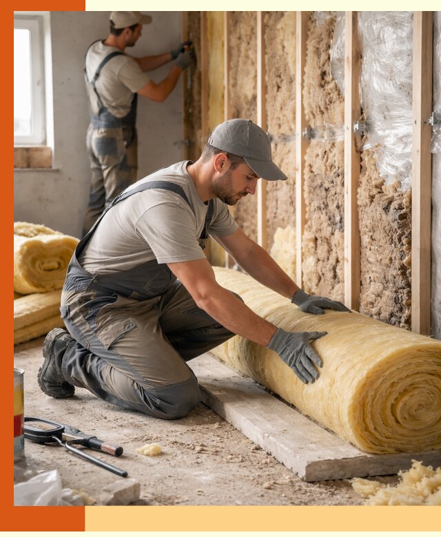 Восстановление теплоизоляции зданий и конструкций в октябрьском